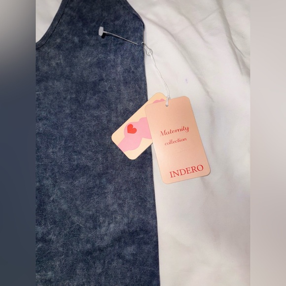 NWT INDERO MATERNITY  ROMPER STRETCH GREY SIZE XL - Picture 4 of 6